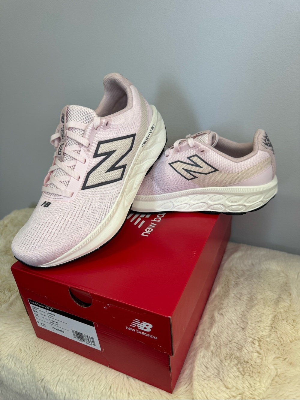 New Balance Women's Light Pink Athletic Running Sneakers